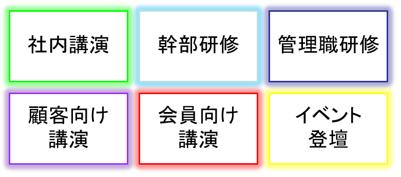 様々なニーズに応えエンゲージメント研修・ＥＳ研修が可能